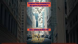 SEC v Jarkesy SCOTUS oral argument SEC amp WallStreet Showdown on SupremeCourt 107 [upl. by Roselane593]