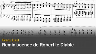 리스트  악마 로베르의 회상 Liszt  Reminiscence de Robert le Diable [upl. by Elokcin389]