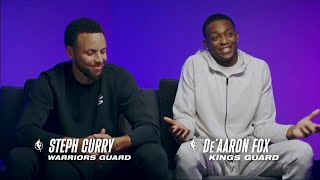 He showed his greatness  DeAaron Fox on losing to Steph Curry in the playoffs  NBA Countdown [upl. by Inavoig]