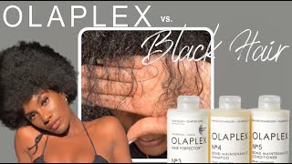 Does OLAPLEX work for Natural Hair TENSION DAMAGE [upl. by Stillmann]