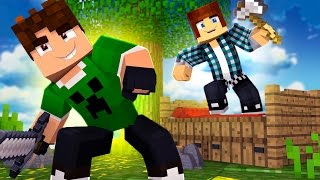 A MELHOR DUPLA DO BEDWARS   Minecraft Com AuthenticGames [upl. by Darline616]