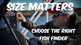 Size Matters Sonar Fish Finder Screen Size For Catfish [upl. by Ranie325]