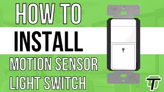 Motion Sensor Light Switch Installation Guide TDOS5JM  TOPGREENER [upl. by Rashidi404]