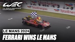 Ferrari Wins Le Mans 🏁 I 2024 24 Hours of Le Mans I FIA WEC [upl. by Ecyrb]