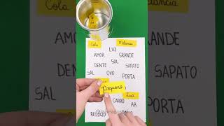 COMO ENSINAR LETRA BASTÃO E LETRA CURSIVA CONFIRA ESSA ATIVIDADE [upl. by Nyraa935]