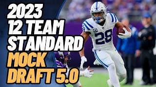 12 Team Mock Fantasy Football Draft  Pick 4  Fantasy Football Advice [upl. by Rudyard113]