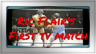 Ric Flair first televised match 1974 RicFlairDebut RicFlair RicFlairFirstMatch [upl. by Akemat]