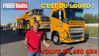 Essai dun camion Volvo FH 650 en convoi exceptionnel [upl. by Vedetta]