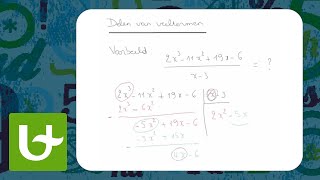 Delen van veeltermen  Methode 1 Euclidische deling [upl. by Seditsira746]