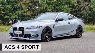 Der 2021 BMW M4 von AC Schnitzer ACS4 Sport mit 590PS und 750 NM  Review Fahrbericht Test [upl. by Philipson513]