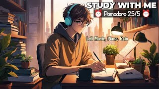 📚 STUDY WITH ME LIVE 🔴 Day 54 Pomodoro Timer 255 ⏱️  UPSC JEE NEET CLAT LLB NDA CA [upl. by Dulcine]