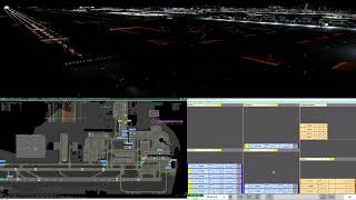 EGKKGND  Gatwick Ground  Vatsim UK ATC  1701  Towerview Part 3 [upl. by Eissehc334]