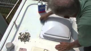 How to install and seal an RV roof vent using Dicor Lap Sealants [upl. by Marquardt]