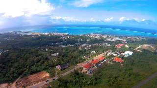 Saipan Island  quot Capital Hill      aerial view     by ROGER CADUA [upl. by Adnilem]