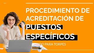 Puestos Específicos Andalucía Así te acreditas para poder optar a estas plazas docentes [upl. by Toms300]