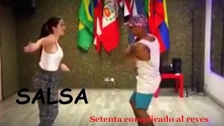 Setenta complicado al reves  Salsa Cubana  Academia de baile  MARCANDO EL PASO  Barcelona [upl. by Eihcra]