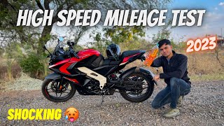 2023 RS200 High Speed Mileage test  Pulsar RS200 1L Mileage test [upl. by Salta]