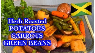 Roasted green beans and carrots recipe [upl. by Gombosi]