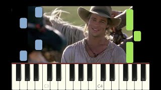 piano tutorial quotTHE LUDLOWSquot from LEGENDS OF THE FALL movie James Horner with free sheet music pdf [upl. by Ardnoel813]