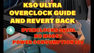 ICERIVER KS0 ULTRA OVERCLOCKING AND REVERT GUIDE [upl. by Hanfurd]