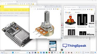 Ver valor de un potenciómetro en thingspeak  ESP32 y micropython [upl. by Fritts]