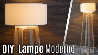 COMMENT FABRIQUER UNE LAMPE MODERNE [upl. by Cirda]