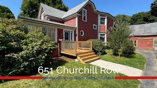 651 Churchill Row Fredericton NB E3B 1P5  Downtown Home For Sale [upl. by Steen]