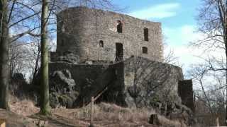 Hrad Vlčtejnzřícenina Castle Vlčtejnruins 1080p CZ [upl. by Alurd286]