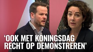 Wegblokkades Koningsdag VVD wil plannen Halsema horen [upl. by Ainitsirhc]