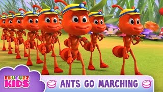 Ants Go Marching One by One Song  Nursery Rhymes [upl. by Og]