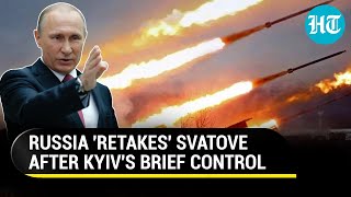 Russia Regains Control Over Svatove Ukraine Admits Tough To Keep Hold  Battle For Luhansk [upl. by Nerradal]