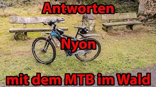 Antworten auf Mails Nyon und mit MTB im Wald [upl. by Anpas]