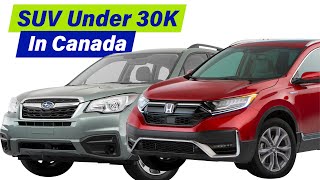 Best SUV Under 30k in Canada  Top Affordable Options for Value and Performance [upl. by Laon220]