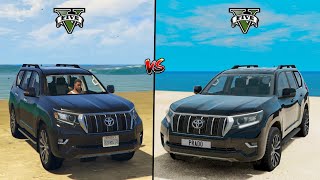 Gta 5 Toyota Land Cruiser Prado Vs Beamngdrive Toyota Land Cruiser Prado  WHICH IS BEST [upl. by Ettellocin462]