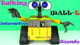 DisneyPixar Collection Interactive Talking WALLE Toy Review amp Unboxing Thinkway Toys [upl. by Renaxela]