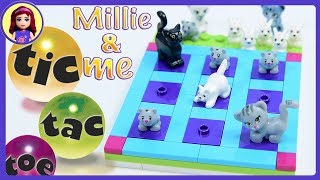 Lego Friends Tic Tac Toe  Millie amp Me  Build and Play [upl. by Carola617]