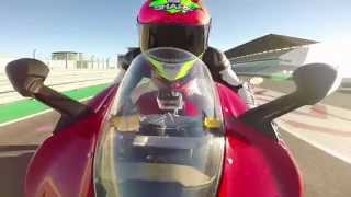 Ducati 1299 Onboard Lap [upl. by Ailalue]