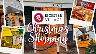 Bicester Village Shopping Vlog  Come Luxury Christmas Shopping With Me  Sale Up to 70 Discount [upl. by Nylrats]