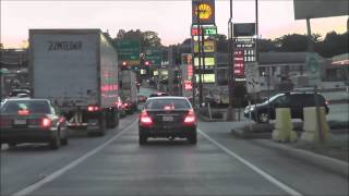 US 30Lincoln Highway Through Breezewood [upl. by Rik54]