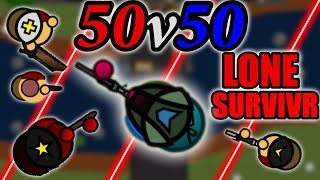 NEW LONE SURVIVR  MARKSMAN IN 50V50 MODE  SURVIVIO [upl. by Bloom800]