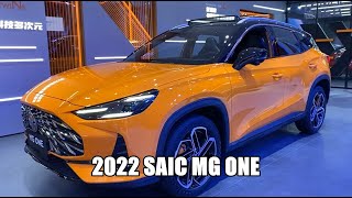 2022 SAIC MG ONE Walkaround—China Auto Show—2022款名爵MG one，外观与内饰实拍 [upl. by Yenolem]