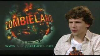 Jesse Eisenberg talks quotZombielandquot [upl. by Annodal938]