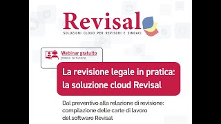 Revisal Presentazione software cloud per sindaci e revisori [upl. by Althea531]