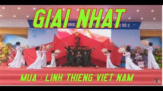 Giải nhất toàn trường Múa  Linh thiêng Việt Nam lớp 12A3 trường THPT Việt Yên số 2 Bắc giang [upl. by Hayotal]