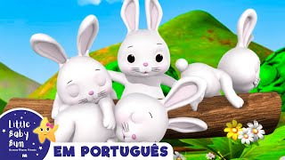 Desenho para Bebe  Coelhinhos dormindo  Canções para Bebe  Little Baby Bum em Português [upl. by Araz96]