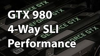 NVIDIA GTX 980 3Way and 4Way SLI Performance [upl. by Malchy]