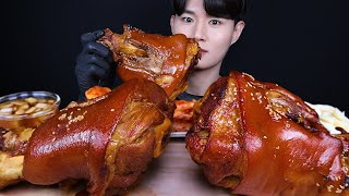 통족발  족발과 김치 먹방ASMR MUKBANG JOKBAL amp PORK FEET amp KIMCHI 豚足 キムチ eating sounds [upl. by Clougher]