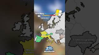 How Many Microstates Does Your Country border map mapping geography europe history [upl. by Marchak]