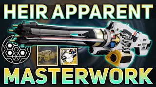 Heir Apparent MASTERWORK Exotic Catalyst Review amp How to complete  Destiny 2 Season of the Chosen [upl. by Sansone]