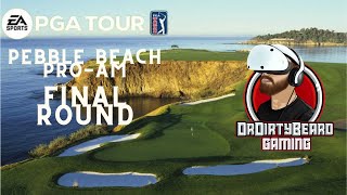 PEBBLE BEACH PROAM  Career Mode  FINAL ROUND  EA Sports PGA Tour 2023 [upl. by Ynatsyd]